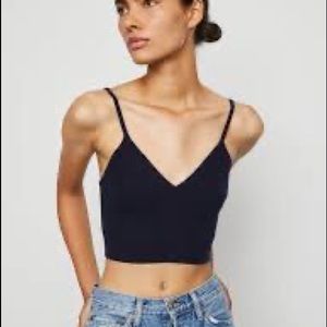 Bailey 44 Midnight Blue Octavia Sweater Bralette NWT